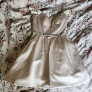 Sherri Hill Short Dress 50815 Ivory Size 12